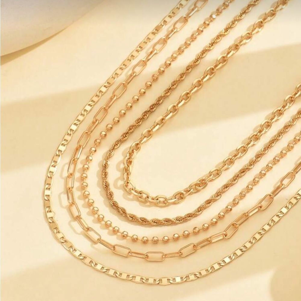 Elegant Gold Layered Set R79 - Picture 4 of 4